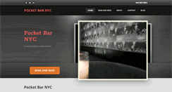 Desktop Screenshot of pocketbarnyc.com
